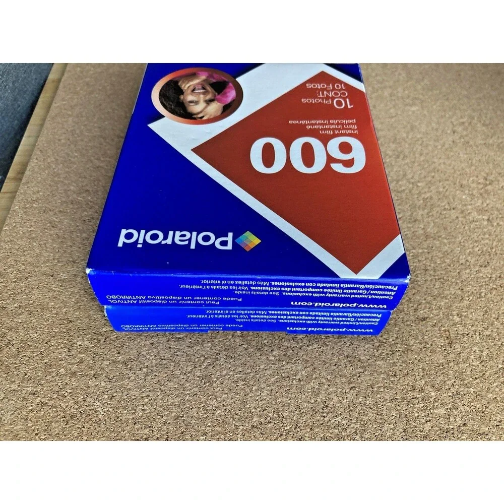 Two Vintage Polaroid 600 Instant Film Packs exp. 05/06 20 Photos Total NIP